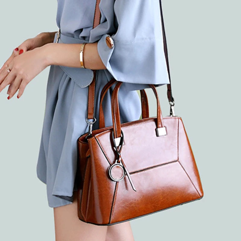 Beatrix Genuine Leather Handbag
