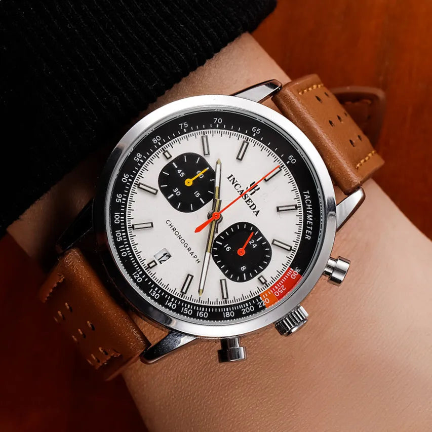 Brennan Leather Chrono Watch
