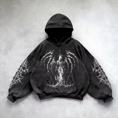 Raven Graphic Hoodie
