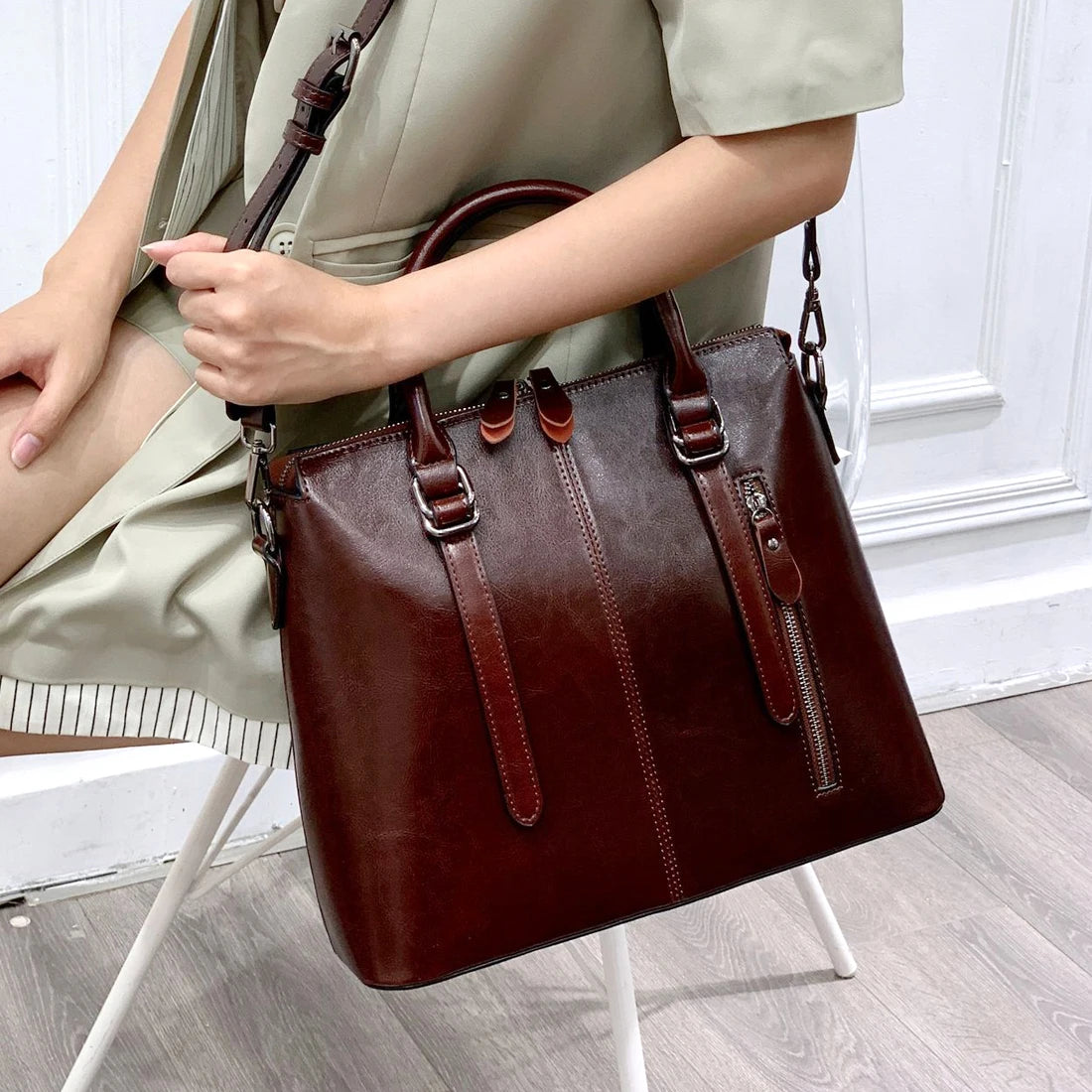 Yardley Genuine Leather Handbag