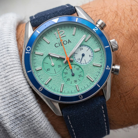 Solano Chrono Leather Watch