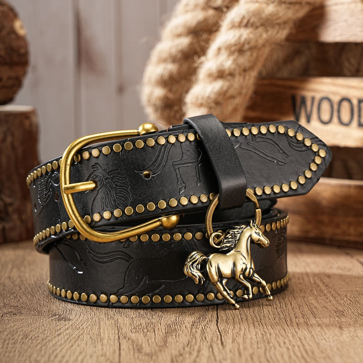 Laredo Western Rivet Belt