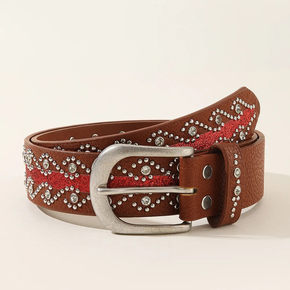 Sierra Studded Western Belt