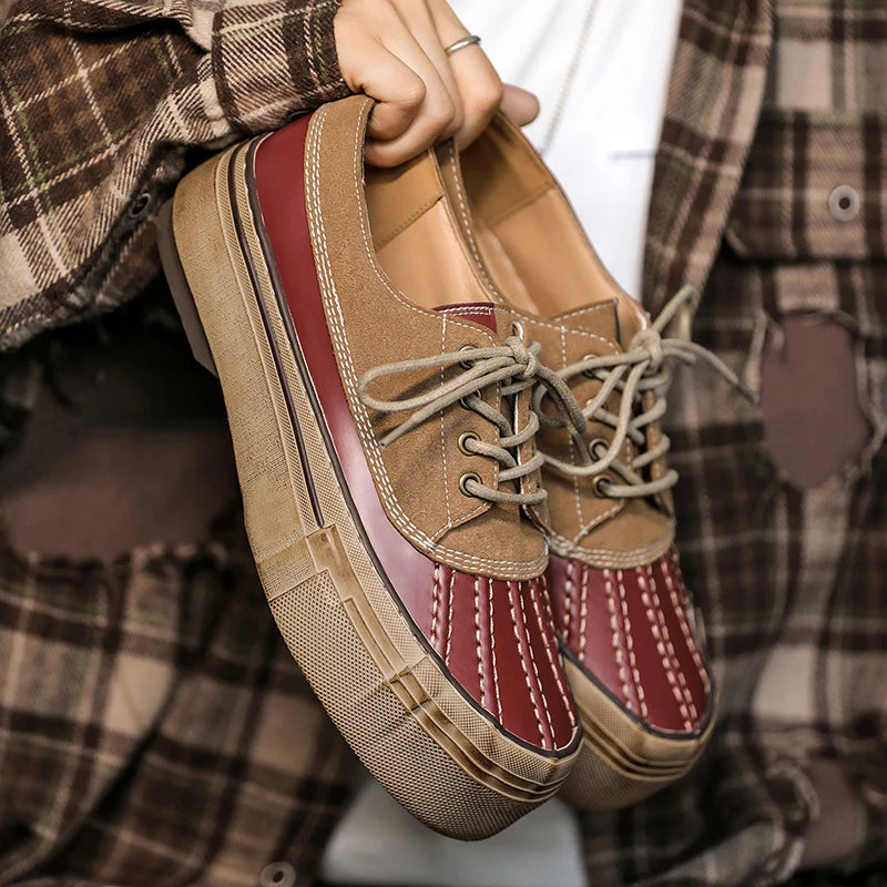 Miles Minimal Leather Sneakers