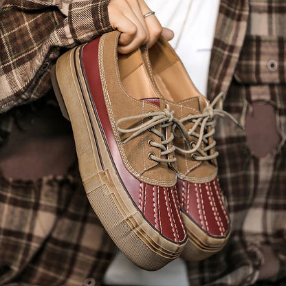 Miles Minimal Leather Sneakers