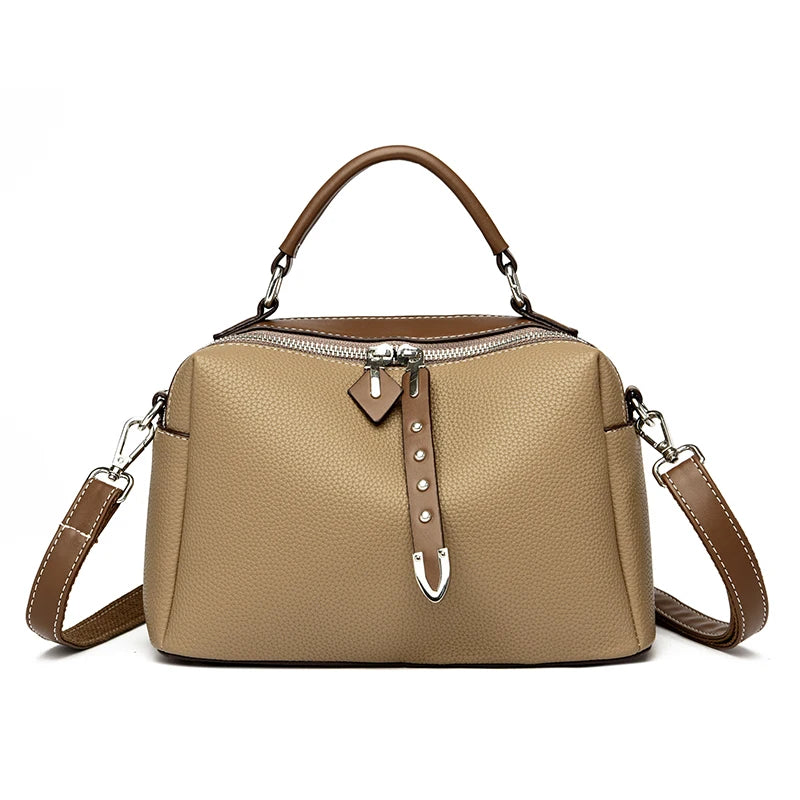 Genevieve tote in Khaki