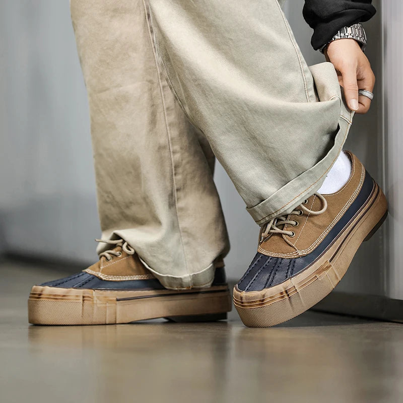 Miles Minimal Leather Sneakers