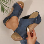 SANTORINI WEDGE SANDAL