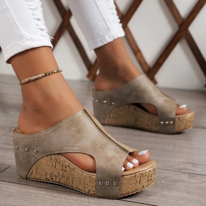 SANTORINI WEDGE SANDAL