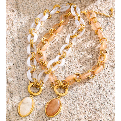 Lark statement necklace