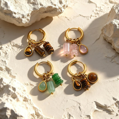 Sedona Charm Huggie Hoops