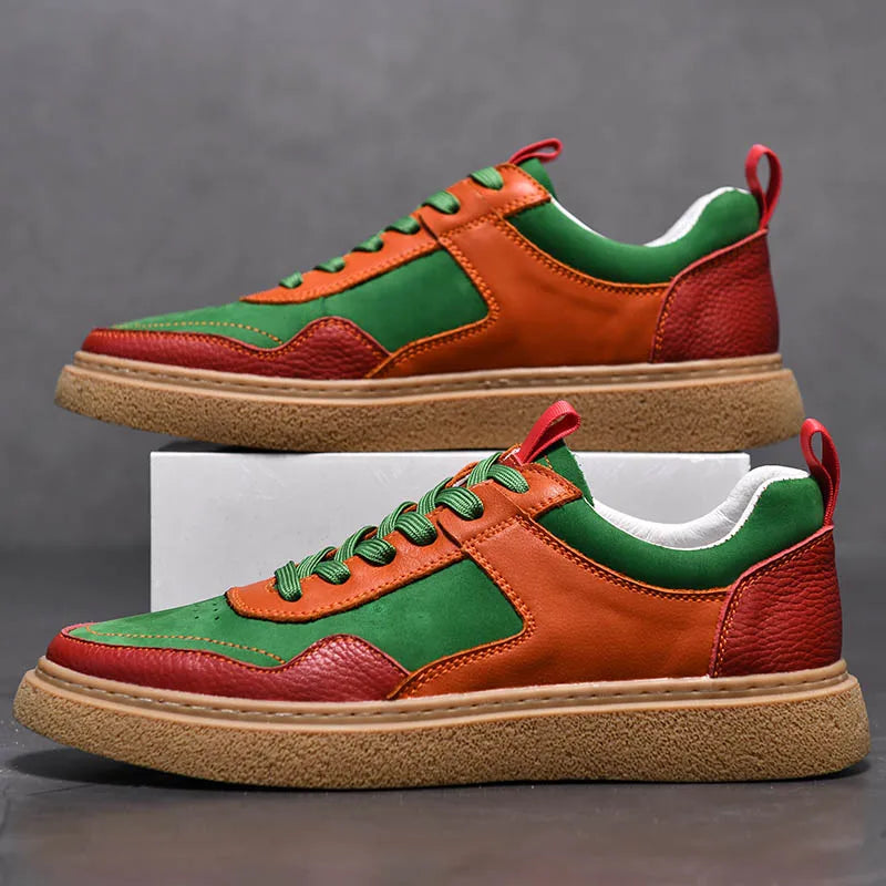 Bryce Chunky Leather Sneakers