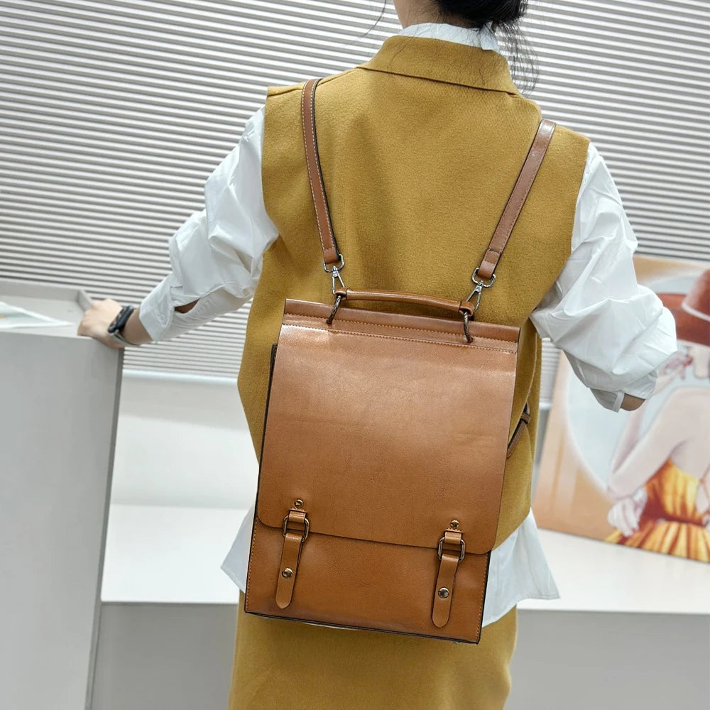 Cordelia Genuine Leather Backpack
