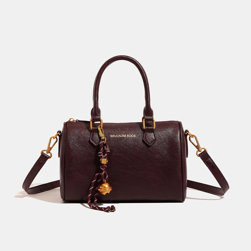 Sabine burgundy front