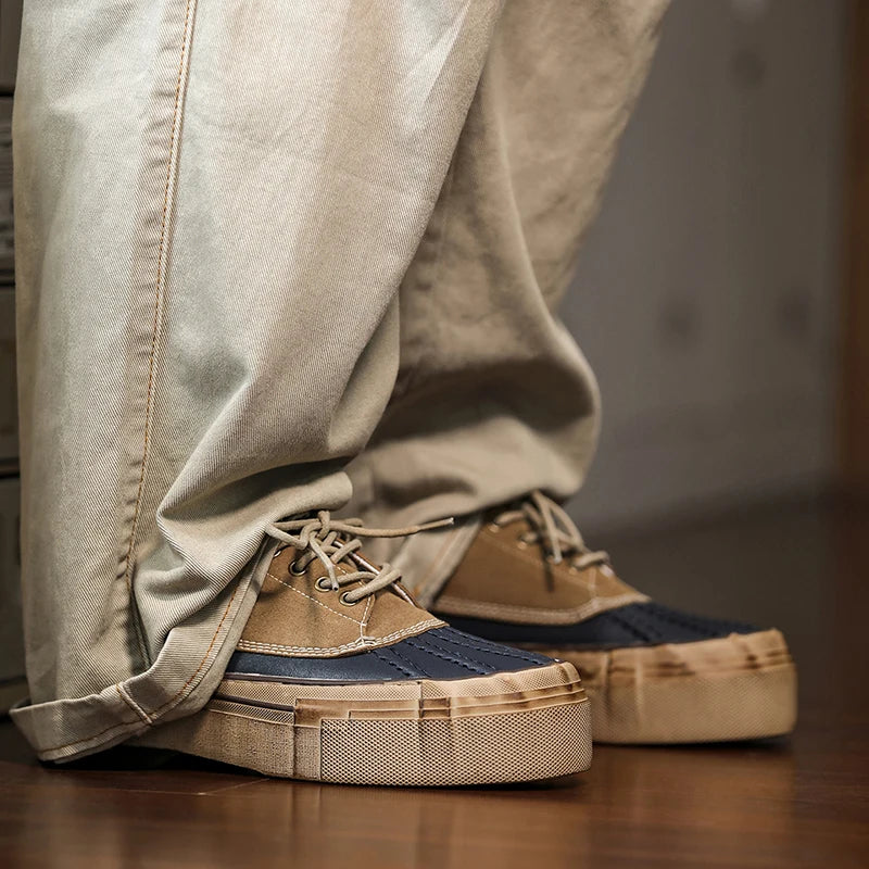 Miles Minimal Leather Sneakers