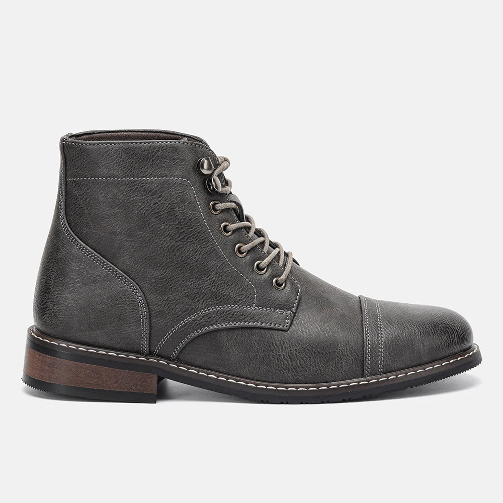 Hartley Cap-Toe Ankle Boots
