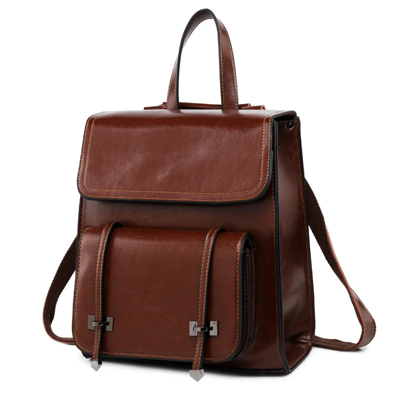 Merritt Genuine Leather Backpack