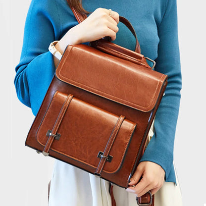 Merritt Genuine Leather Backpack