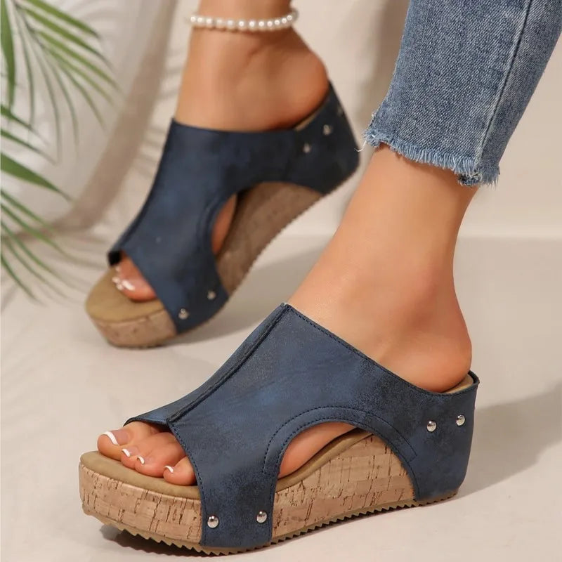 SANTORINI WEDGE SANDAL