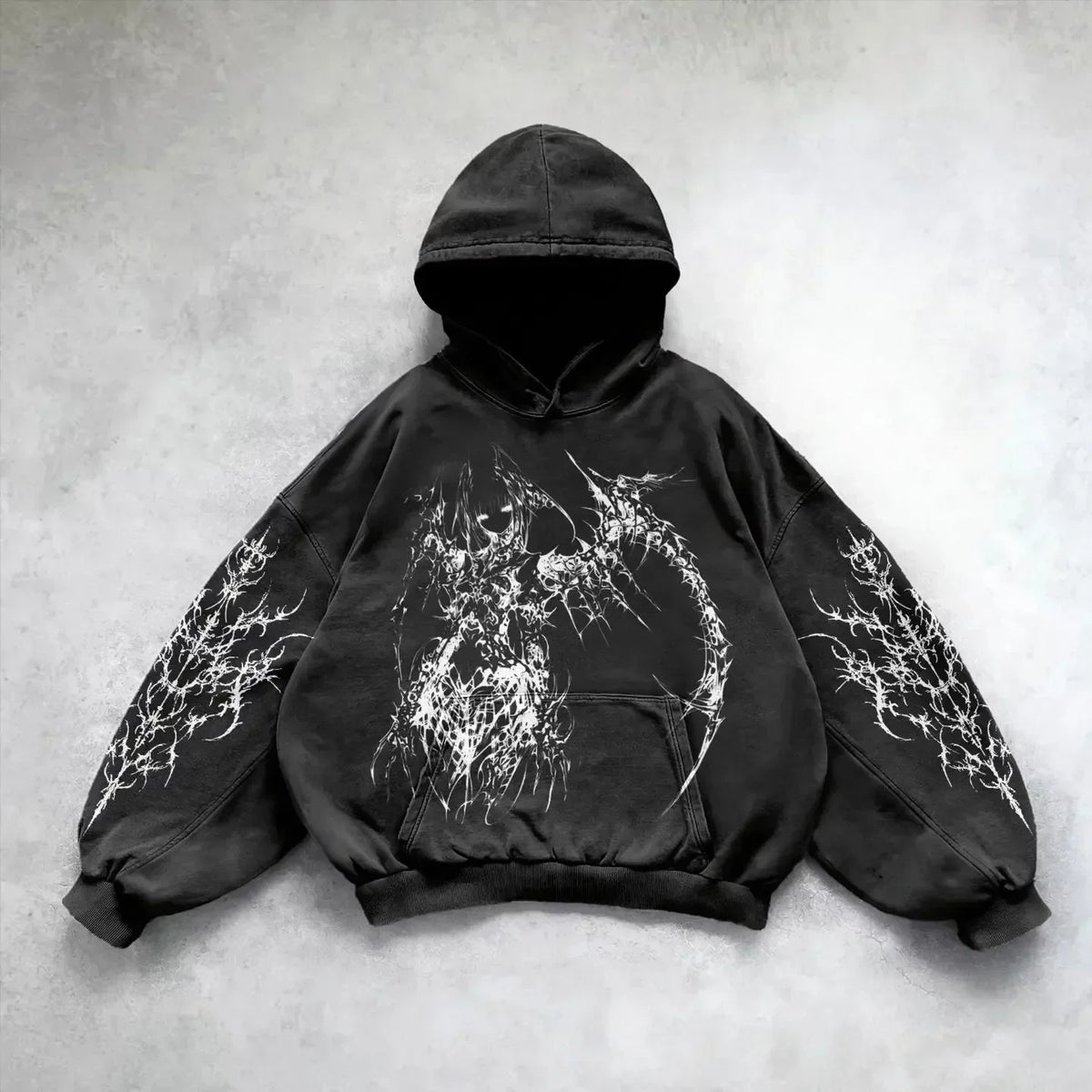 Raven Graphic Hoodie