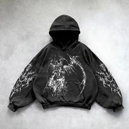 Raven Graphic Hoodie