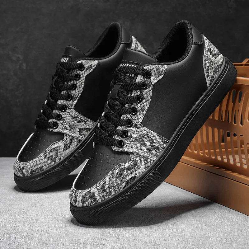 Enzo sneaker in Black, styled