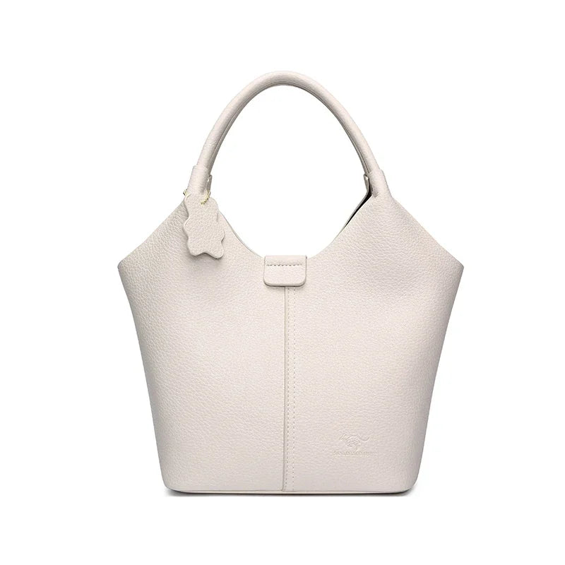 Lena bucket bag in Beige