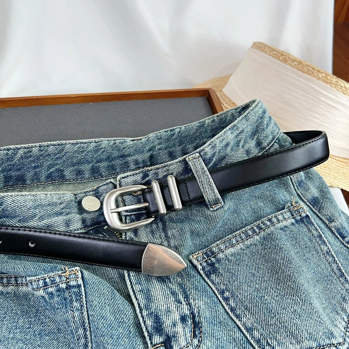 Wilder Silver Buckle Belt