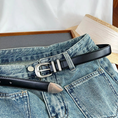 Wilder Silver Buckle Belt