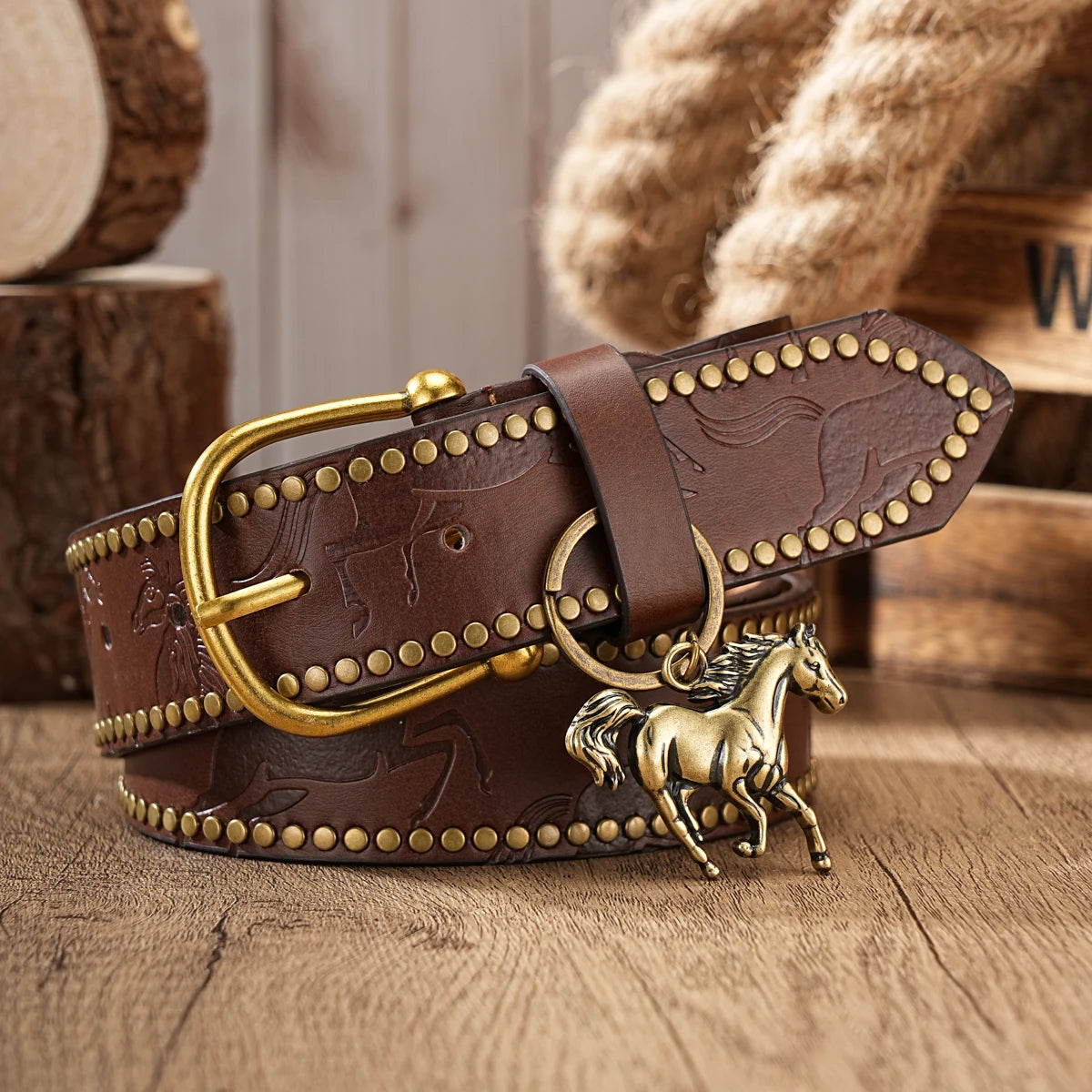 Laredo Western Rivet Belt