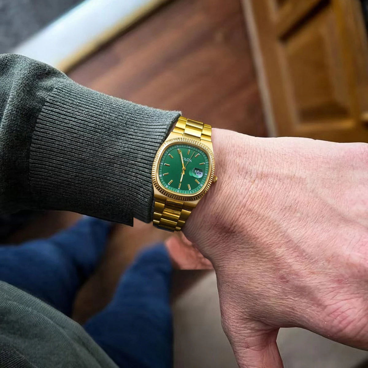 Archer Square Steel Watch