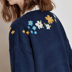 MARIBEL FLORAL KNIT CARDIGAN