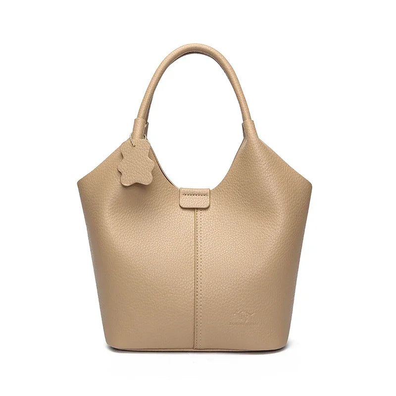 Lena bucket bag in Khaki