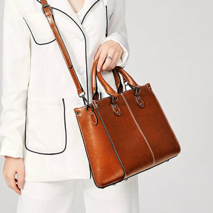 Tamsin Genuine Leather Tote