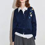 MARIBEL FLORAL KNIT CARDIGAN