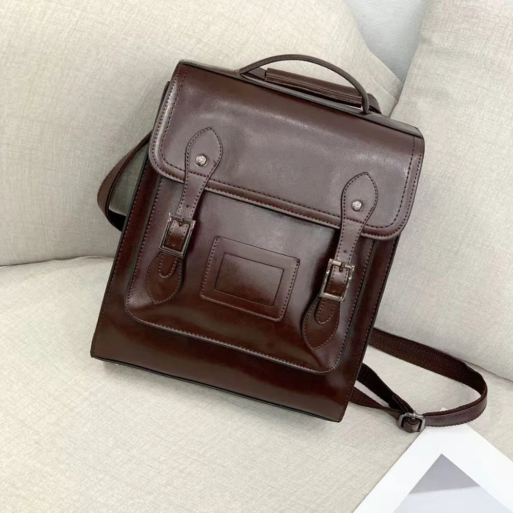 Elowen Genuine Leather Backpack