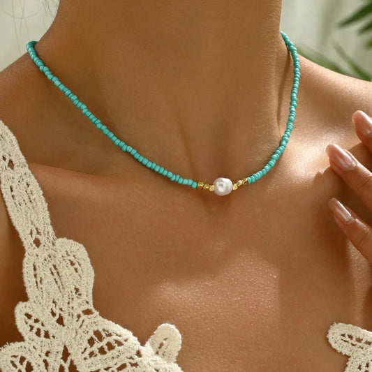 Bardot Turquoise model