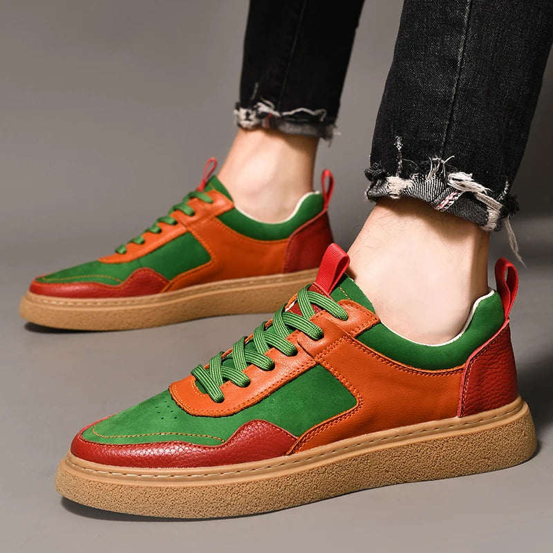 Bryce Chunky Leather Sneakers