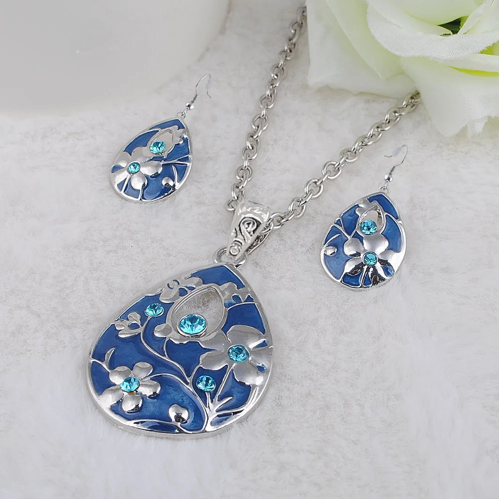 Wisteria ocean blue set styled