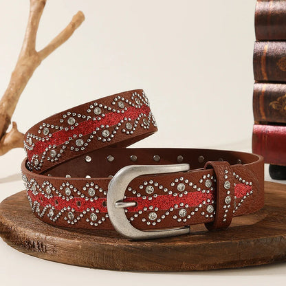 Sierra Studded Western Belt