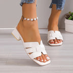 LENA SQUARE TOE SANDAL