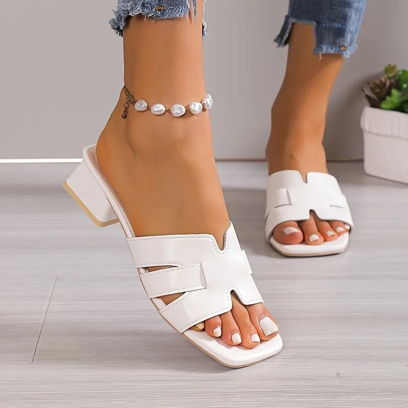 LENA SQUARE TOE SANDAL