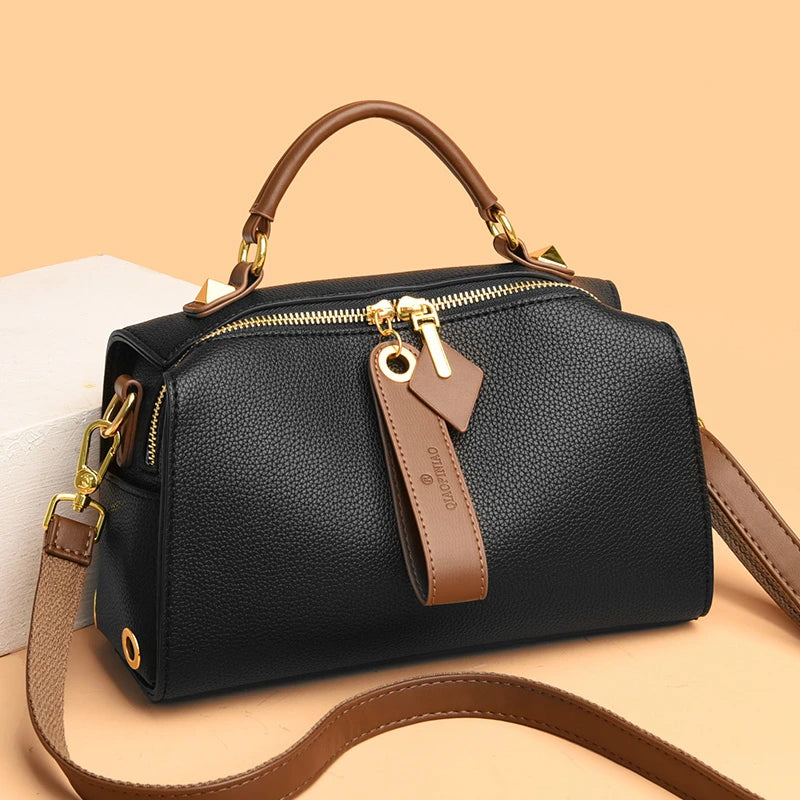Camille bag in Black, styled