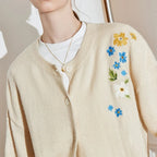 MARIBEL FLORAL KNIT CARDIGAN