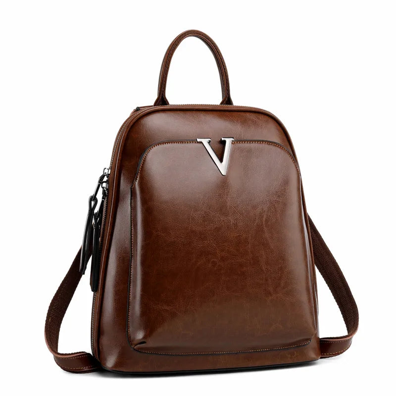 Everly Genuine Leather Backpack