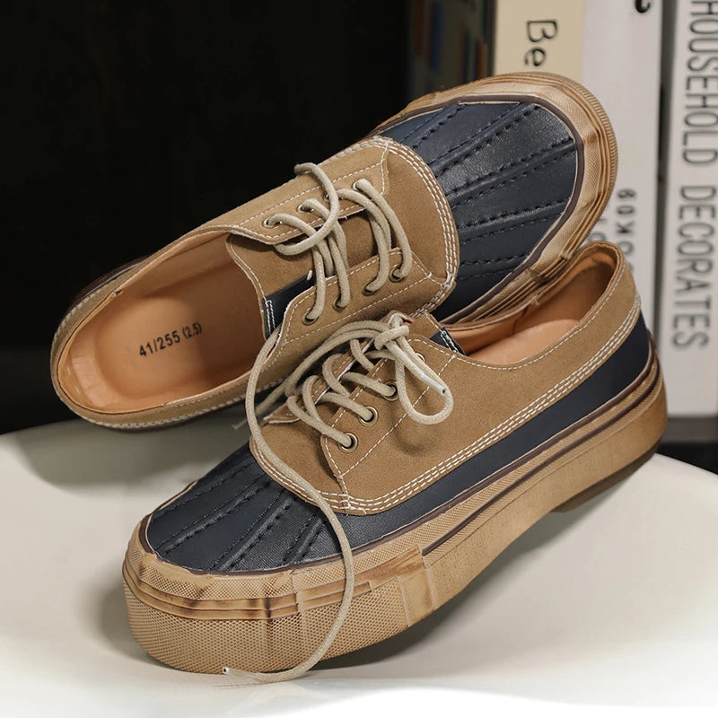 Miles Minimal Leather Sneakers