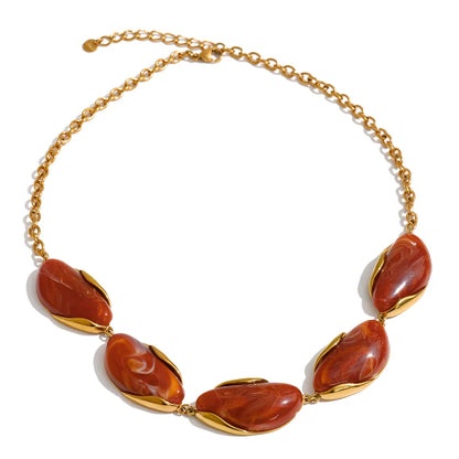 Havana Steel Necklace