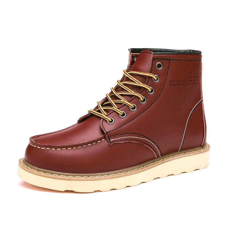 Ridgeway Moc-Toe Leather Boots