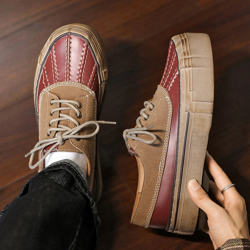 Miles Minimal Leather Sneakers