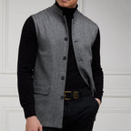 HARLOW HERRINGBONE VEST